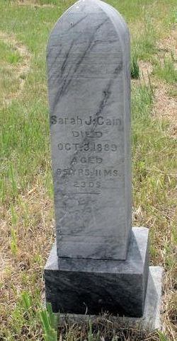 Sarah Jane <I>Kennedy</I> Cain 