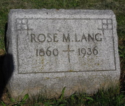 Rosemary “Rose M.” <I>Alberti</I> Lang 