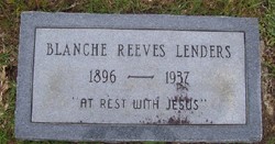 Blanche <I>Reeves</I> Lenders 
