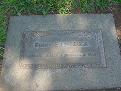 Fanny Ellen <I>Cunningham</I> Baker 