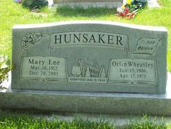 Mary <I>Lee</I> Hunsaker 