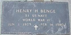 Henry Hansford “Hank” Benge 