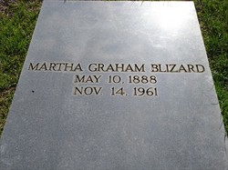 Martha Louise <I>Graham</I> Blizard 