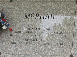 Donald J McPhail Sr.