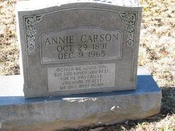 Annie <I>Coffey</I> Carson 