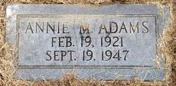 Annie M. Adams 