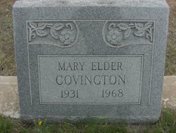 Mary Joann <I>Elder</I> Covington 