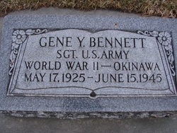 SGT Gene Y Bennett 