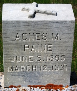Agnes M Paine 