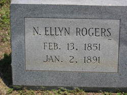 Nancy Llewellyn “Ellyn” <I>Lanham</I> Rogers 