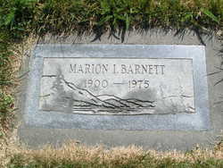 Marion Irene <I>Plumb</I> Barnett 
