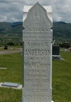 Agnes <I>Anderson</I> Cheney 