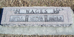 Ellen Gertrude <I>Snavely</I> Wages 