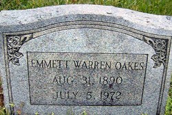 Emmett Warren Oakes 