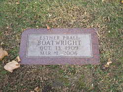 Esther <I>Prall</I> Boatwright 