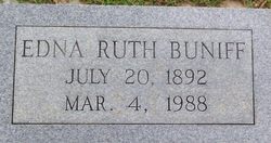 Edna Ruth Buniff 