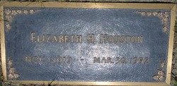 Elizabeth A. “Betty” <I>Hill</I> Houston 