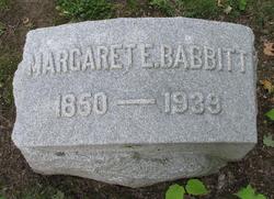Margaret Elizabeth <I>Wolcott</I> Babbitt 