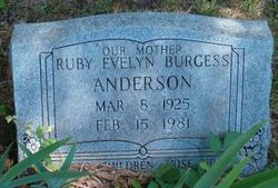 Ruby Evelyn <I>Burgess</I> Anderson 