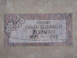 Sarah Elizabeth <I>Hanby</I> Borman 