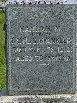 Hannah Maria <I>Hartzel</I> Spangler 