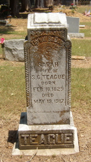 Sarah Jane <I>McCall</I> Teague 