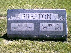 Lottie <I>Fesler</I> Preston 