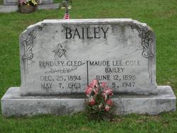 Maude Lee <I>Cole</I> Bailey 