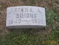 Arrena Ann <I>Teener</I> Simons 