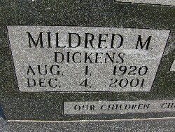 Mildred Marion <I>Dickens</I> Nurse 