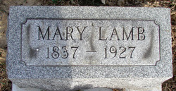 Mary <I>Storts</I> Lamb 