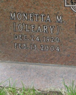 Monetta M <I>O'Leary</I> McKeown 