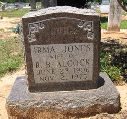 Irma <I>Jones</I> Alcock 