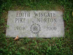 Edith Wingate <I>Pike</I> Norton 