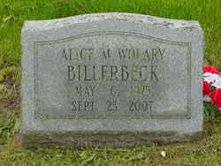 Alice Marie <I>Wolary</I> Billerbeck 