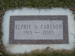 Elphie Olivia <I>Lindberg</I> Carlson 