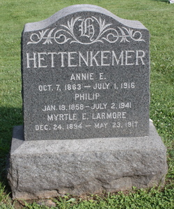 Annie E <I>Neurath</I> Hettenkemer 