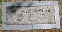 Lucy <I>Royse</I> Crawford 