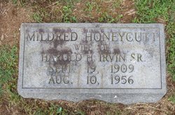 Mildred Juanita <I>Honeycutt</I> Irvin 