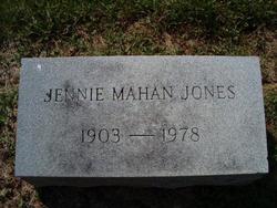 Jennie <I>Mahan</I> Jones 
