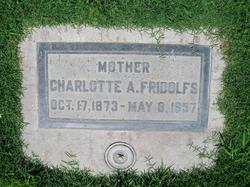 Charlotte Annie <I>Frantzich</I> Fridolfs 