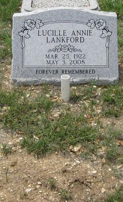 Lucille Annie <I>Ludwig</I> Lankford 