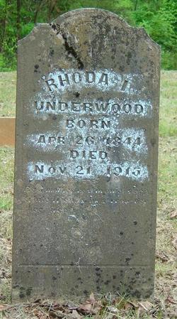 Rhoda Isabelle <I>Underwood</I> Underwood 