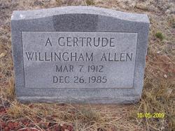 A. Gertrude <I>Willingham</I> Allen 
