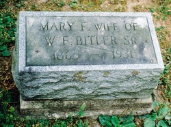 Mary Frances <I>Elwell</I> Bitler 