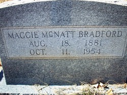 Maggie <I>McNatt</I> Bradford 