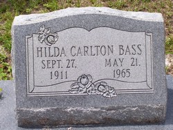 Hilda Ann <I>Carlton</I> Bass 