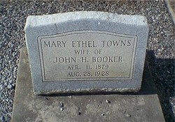 Mary Ethel <I>Towns</I> Booker 