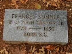 Frances <I>Sumner</I> Cannon 