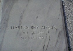 Charles Roy Adams 